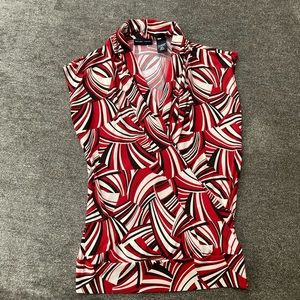 New York & Company Cross Body Blouse Size XS